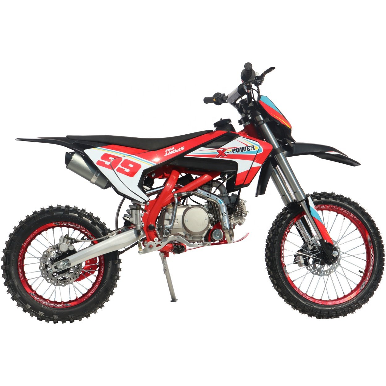 D7-18 Off-road Motorcycles Motorbike Cross Pocket Bike Pit Bike 4 Stroke Engine Gas 125cc Dirt Bike for Sale