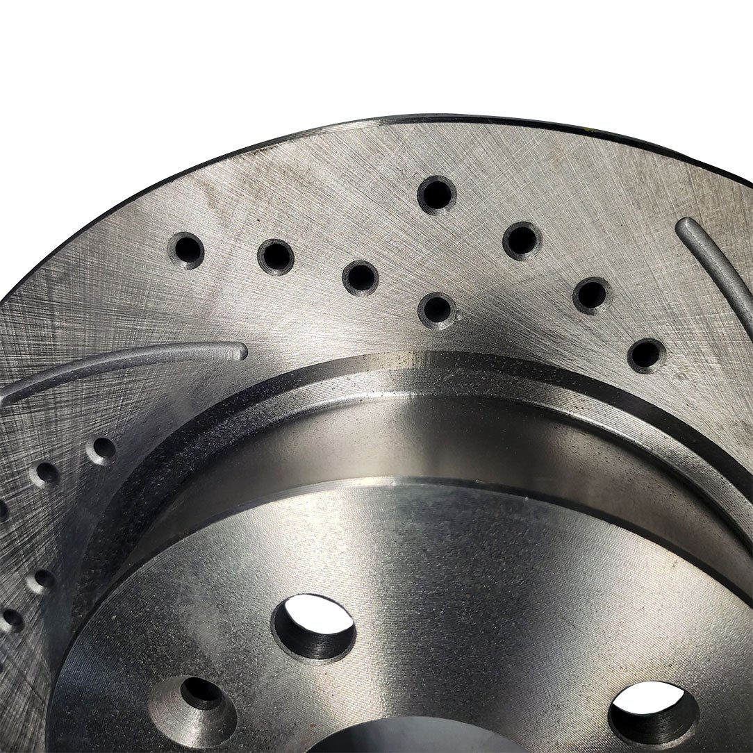 Stable Quality Car Parts Pad Axle Brake Disc Front Brake Disc with Drilling and Grooving for CHEVROLET