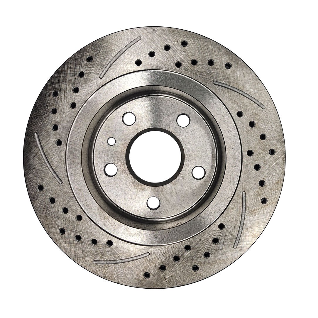 Stable Quality Car Parts Pad Axle Brake Disc Front Brake Disc with Drilling and Grooving for CHEVROLET