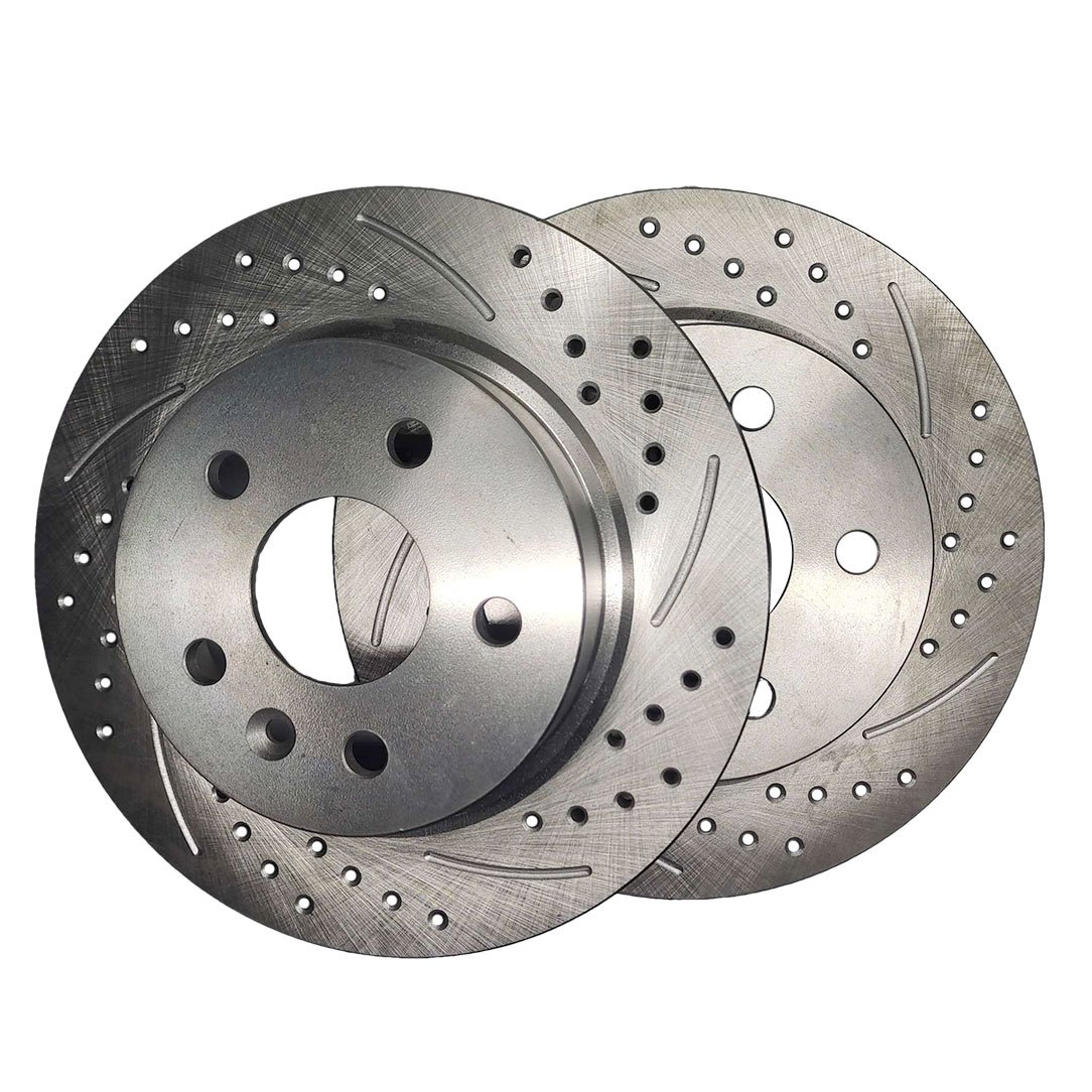 Stable Quality Car Parts Pad Axle Brake Disc Front Brake Disc with Drilling and Grooving for CHEVROLET