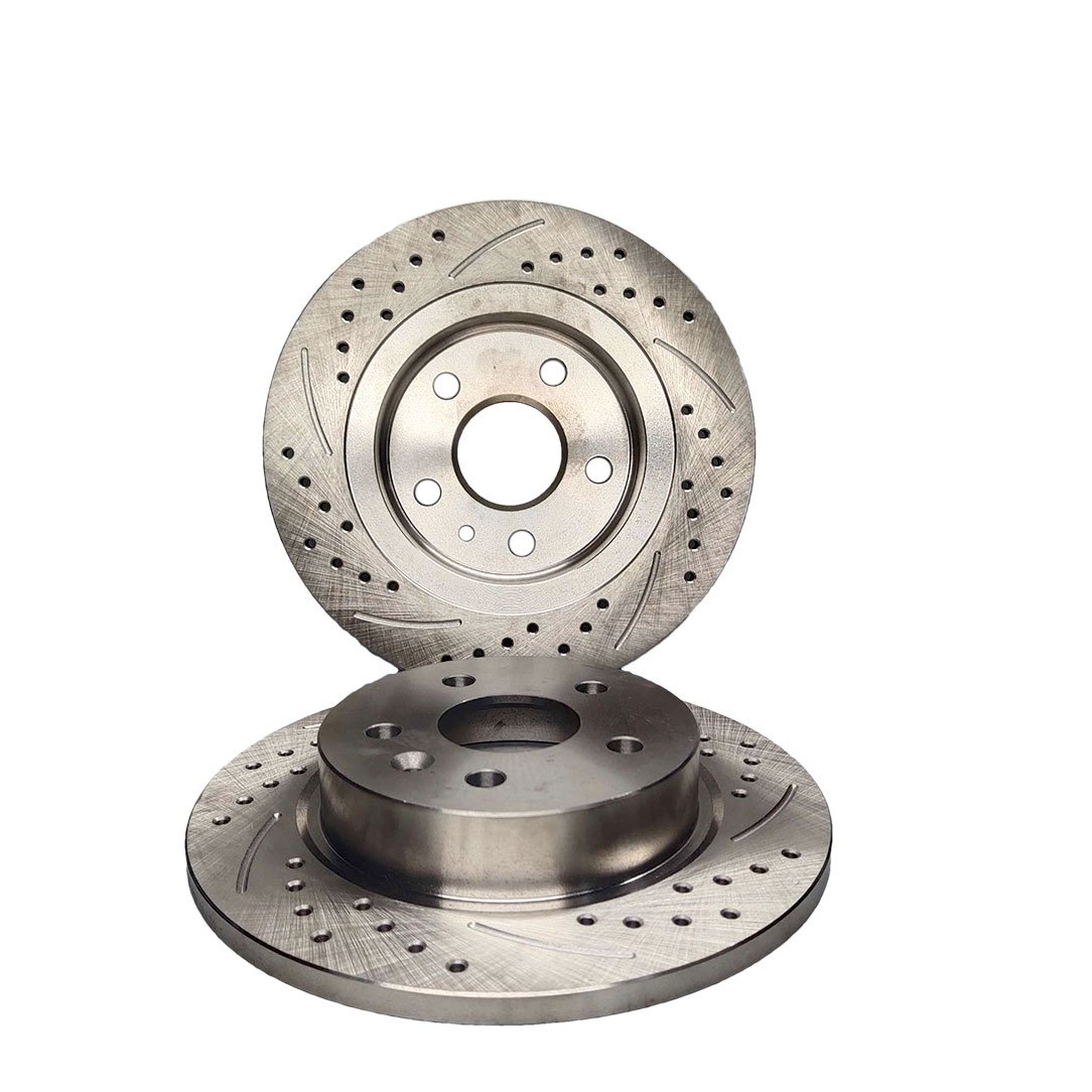 Stable Quality Car Parts Pad Axle Brake Disc Front Brake Disc with Drilling and Grooving for CHEVROLET