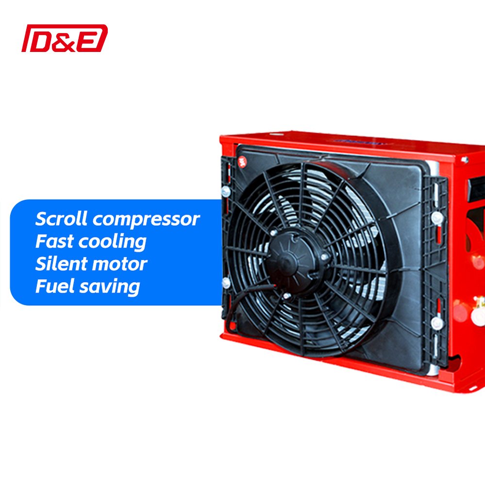 New 12V 24V Cab Cooler Sleeper Split Parking Air Conditioner For Truck Camper RV Vans Engineering Vehicles