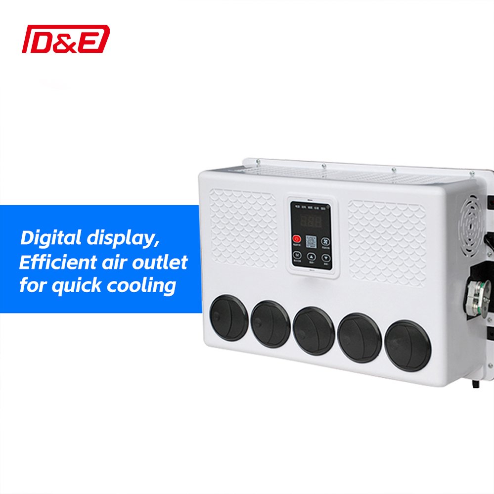 New 12V 24V Cab Cooler Sleeper Split Parking Air Conditioner For Truck Camper RV Vans Engineering Vehicles