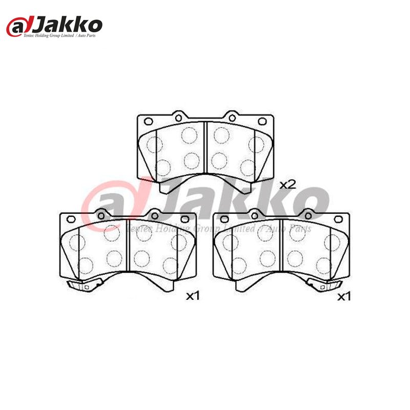 D2278 D1303-8419 / 04465-60280 / 04465-0C020 GDB7763 Brake Pads for Toyota Tundra LAND CRUISER / SEQUOIA / TUNDRA Pickup