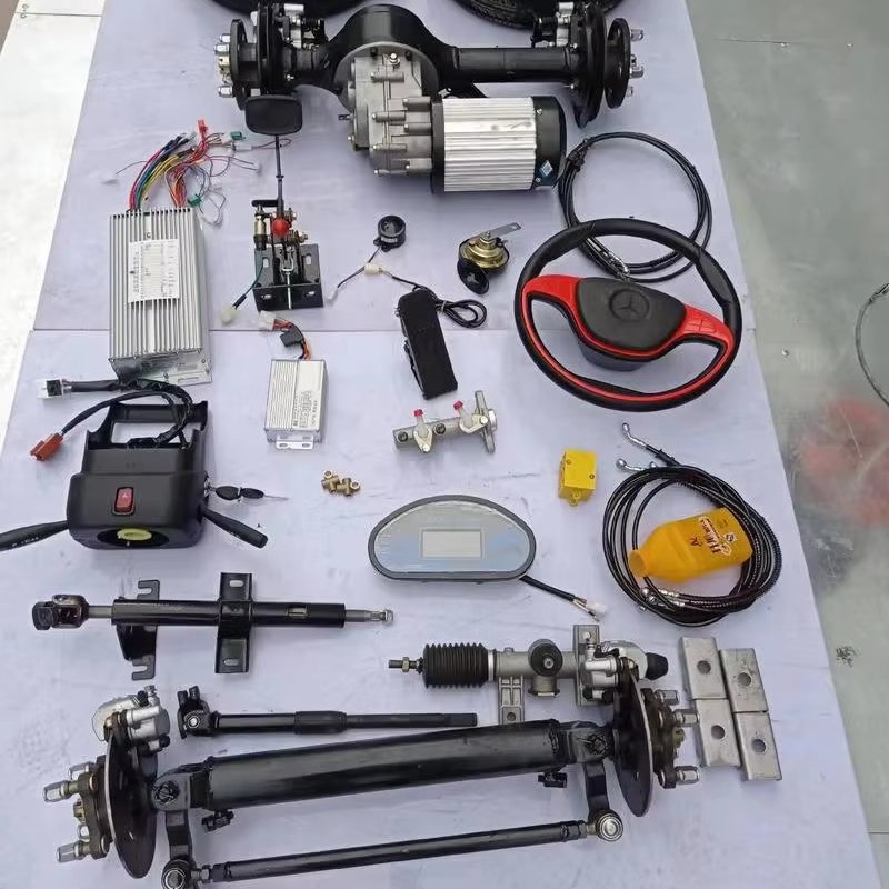 High Quality Three Wheel Electric Vehicle Parts and Accessories Customizable Open 5-7 High Power Motor Controller Electric Axle
