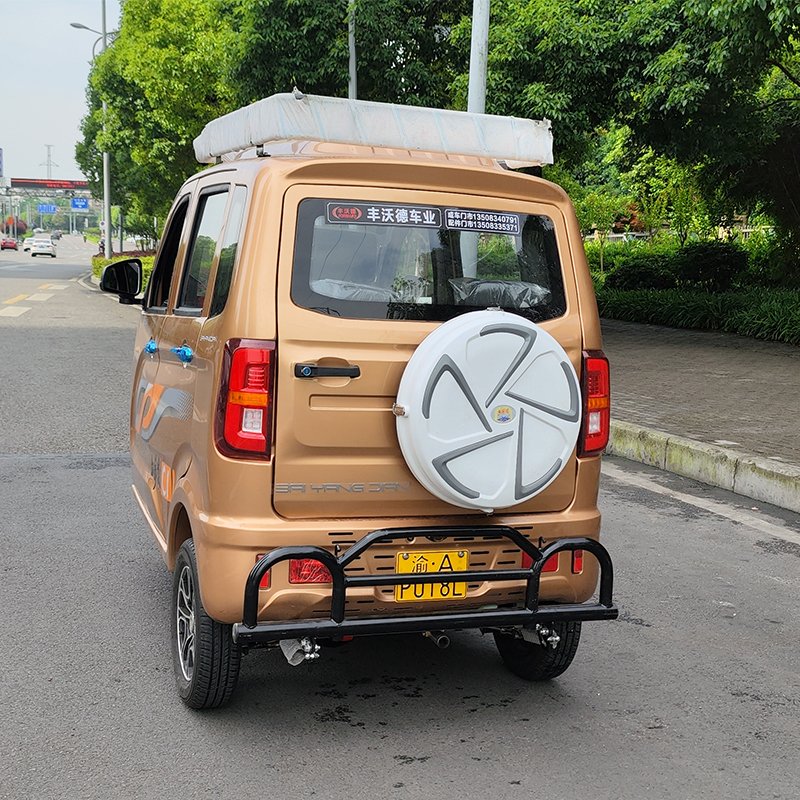 Adult 3-wheel Tricycle Enclosed 3 Wheel Petrol Motorcycle
