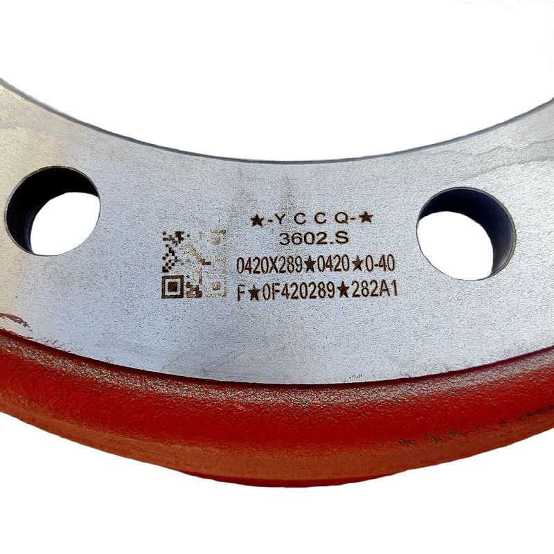 SINOTRUK SHACMAN BPW FUWA 16T Explosion-proof Crack-resistant High Temperature High Carbon Brake Drum 3602S 420*289mm