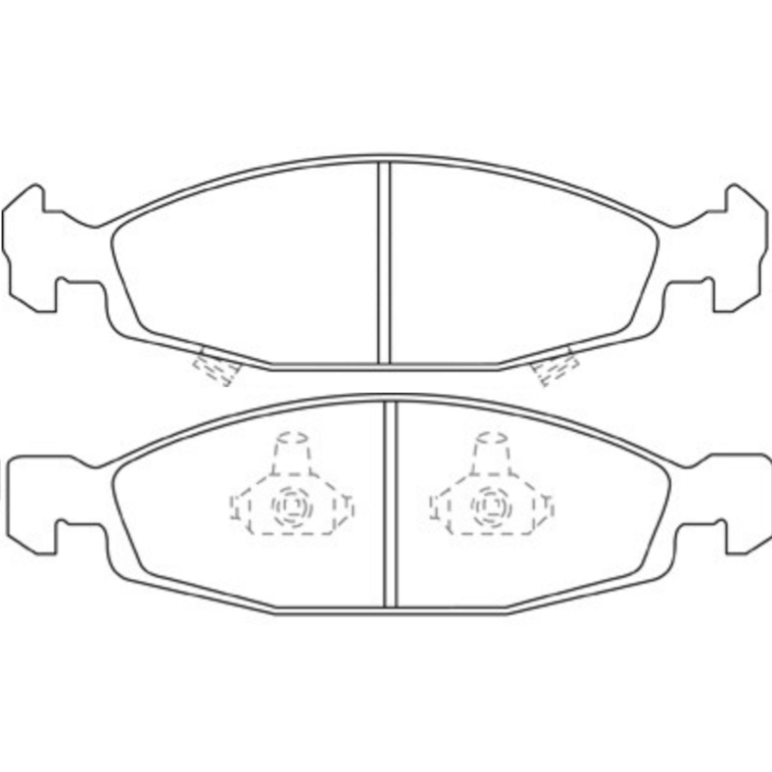 High Performance Factory Auto Parts Brake Pads (Pastillas De Freno) OEM Disc D790/D942/wva 23336 Is Front Axle Brake for JEEP