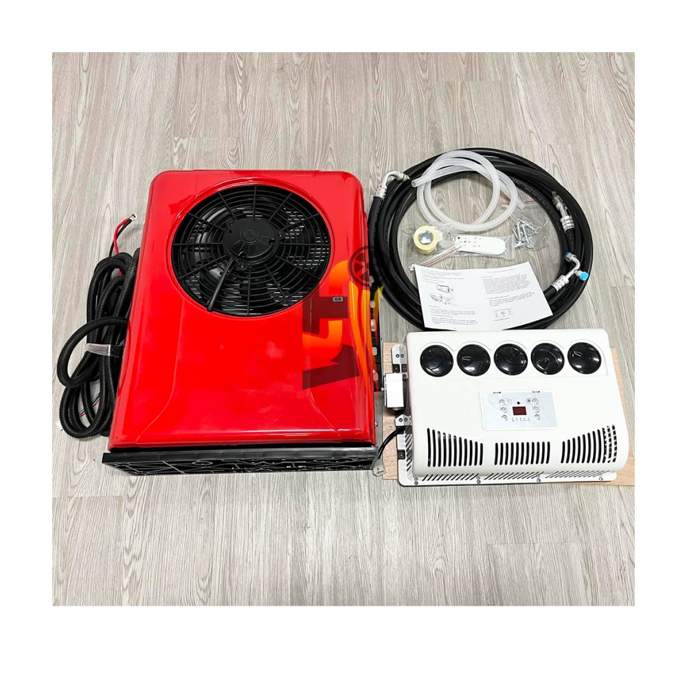 12 V 12 Volt Semi Truck Air Conditioner Semi Battery Powered Electric AC Apu Unit for Split Truck Parking Air Conditioner