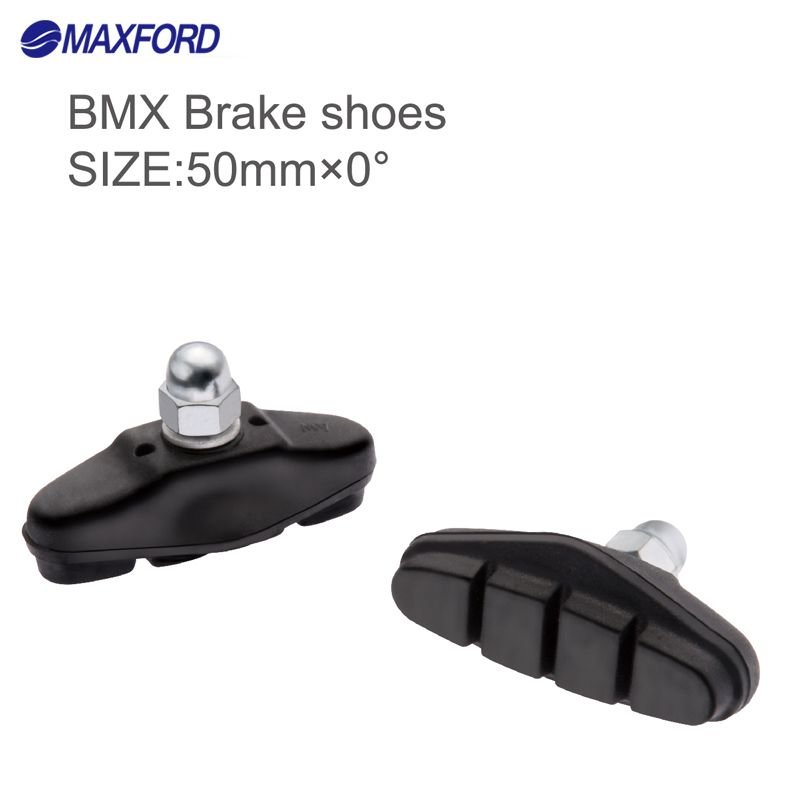 MAXFORD Road Bike Rubber V Brake Holder Pad Shoes MTB Road Bike Bicycle Brake Pads 50mm BMX Brake Shoes Bicycle Accessories