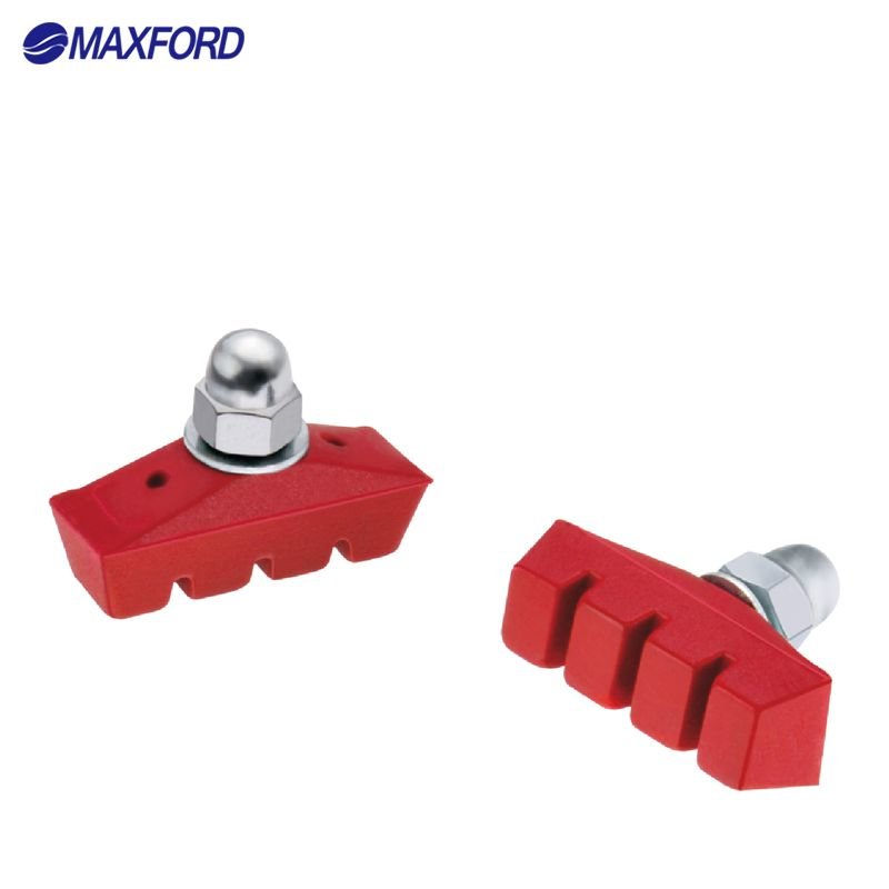 MAXFORD Road Bike Rubber V Brake Holder Pad Shoes MTB Road Bike Bicycle Brake Pads 50mm BMX Brake Shoes Bicycle Accessories