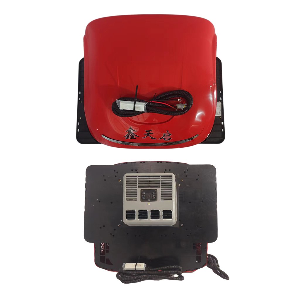 Portable 12/24V Auto Parking AC Unit Accessories Rooftop Mini Truck 12V RV Camper Van Parking Conditioner