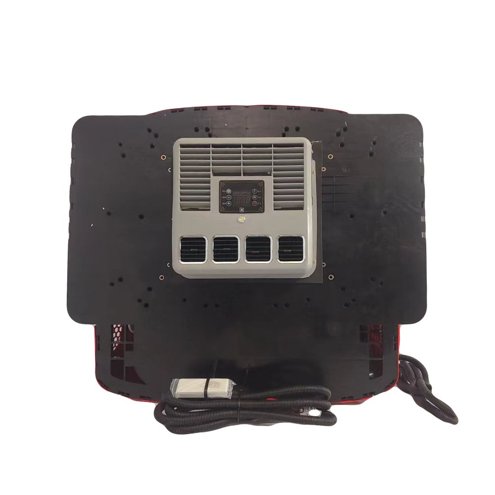 Portable 12/24V Auto Parking AC Unit Accessories Rooftop Mini Truck 12V RV Camper Van Parking Conditioner