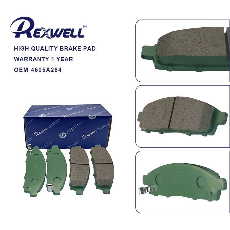 Factory Price High Quality Auto Semi-Metal Ceramic Front Disc Brake Pads 4605A284 for MITSUBISHI L200 2.4 2.5 KA4T 2010-2015