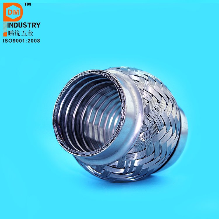 High Flexibility Exhaust Flexible Pipes/Bellows With Inner Interlock Hose and Out Braider