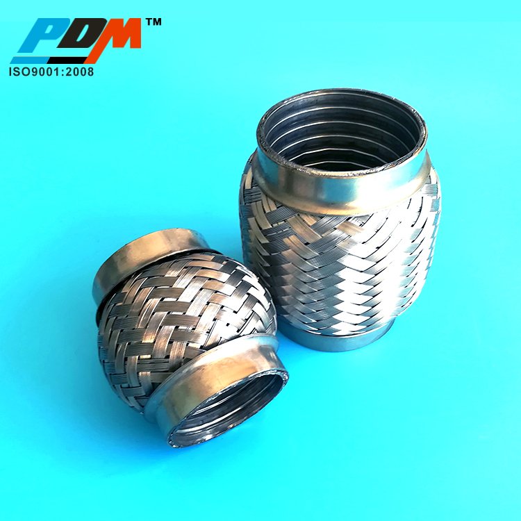 High Flexibility Exhaust Flexible Pipes/Bellows With Inner Interlock Hose and Out Braider
