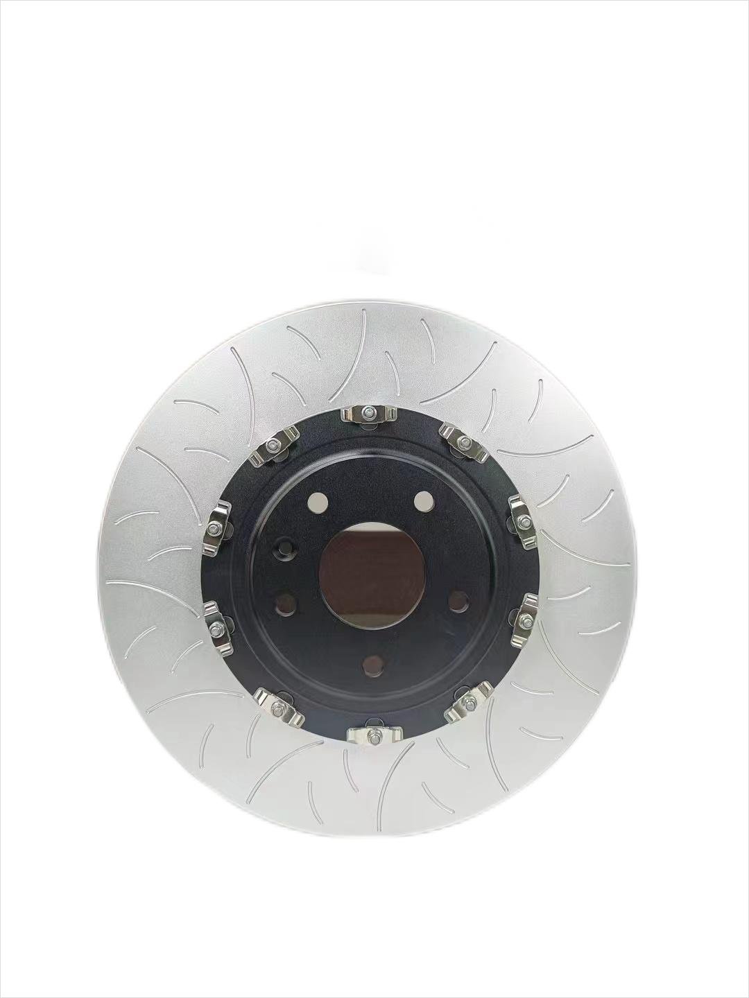 Front Disc Brake Rotor 2-piece Floating Brake Disc Power Stop Brake Pad for Chevrolet corvette
