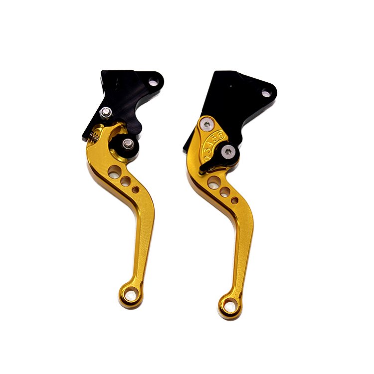SH-N01CNC Universal Motorcycle Scooter Brake Lever Front Disc Rear Drum Adjustable Brake Clutch Levers Handle for DIO or Activa