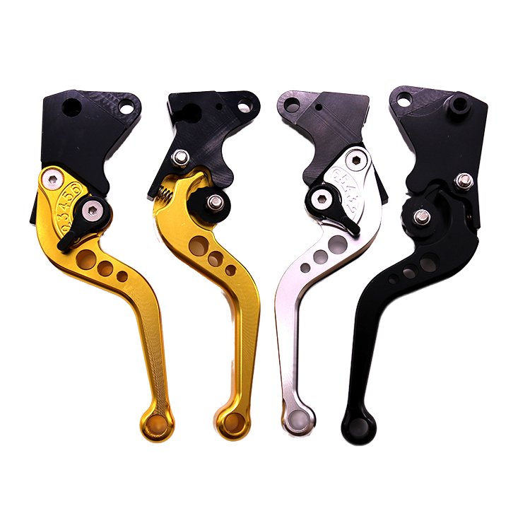 SH-N01CNC Universal Motorcycle Scooter Brake Lever Front Disc Rear Drum Adjustable Brake Clutch Levers Handle for DIO or Activa
