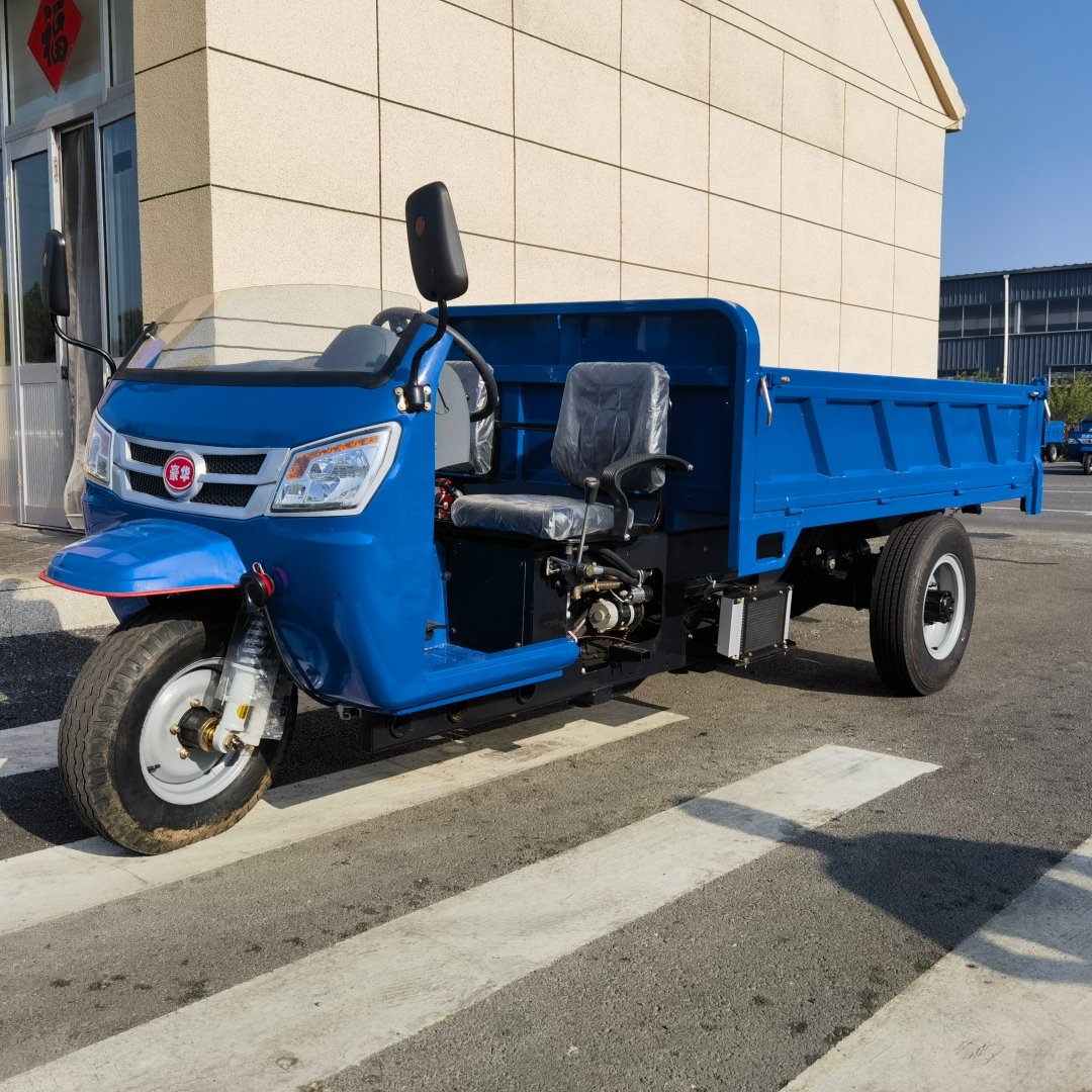 Heavy Duty Single Seater Central Steering Farming Tricycles for Farm Garden Use With Low Fuel Consumption