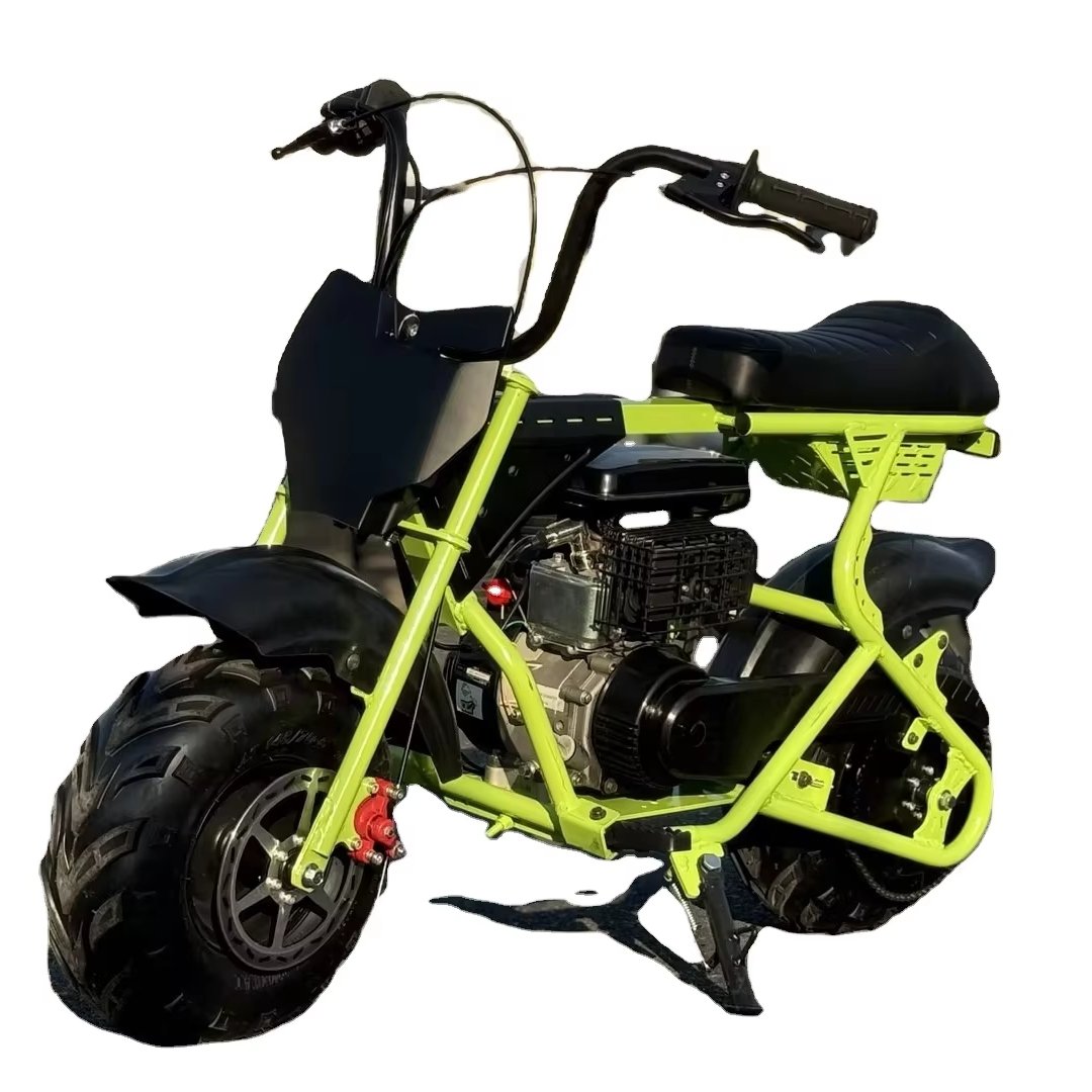 New Mini Electric Dirt Bike with 79CC 105CC 200CC Brushless Motor CDI Ignition Air Cooled Engine Disc Brake F/R Chain Drive Sale