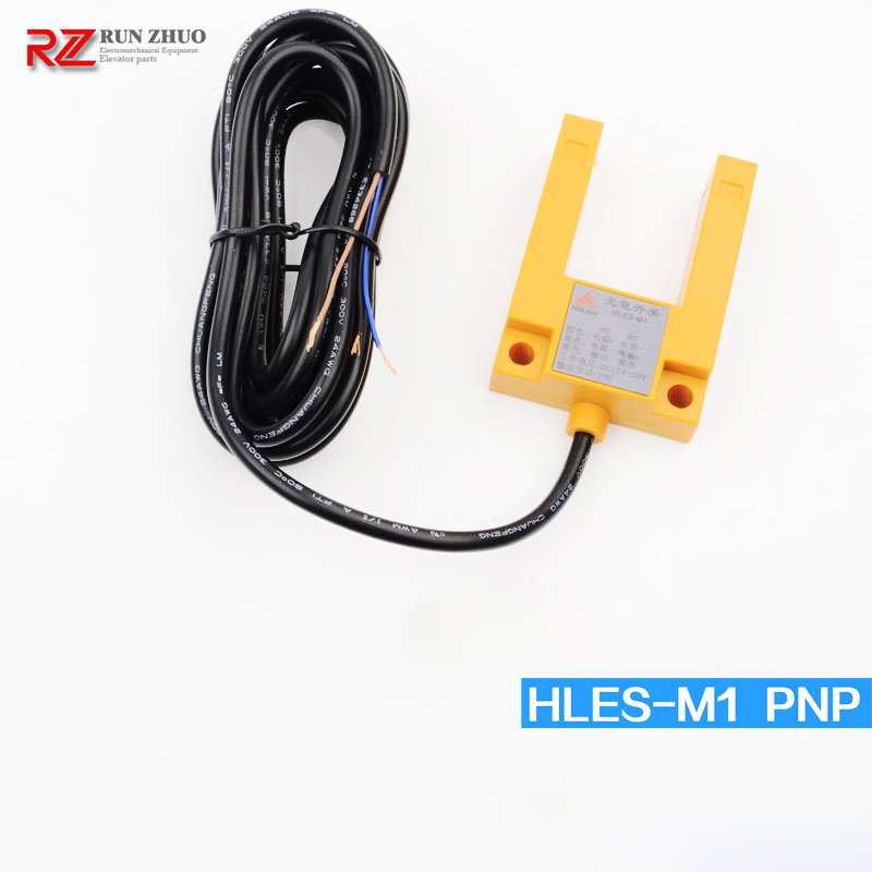 Elevator U Type Floor Leveling Sensor HLES-M1-NPN PNP Elevator Magnetic Photoelectric Switch