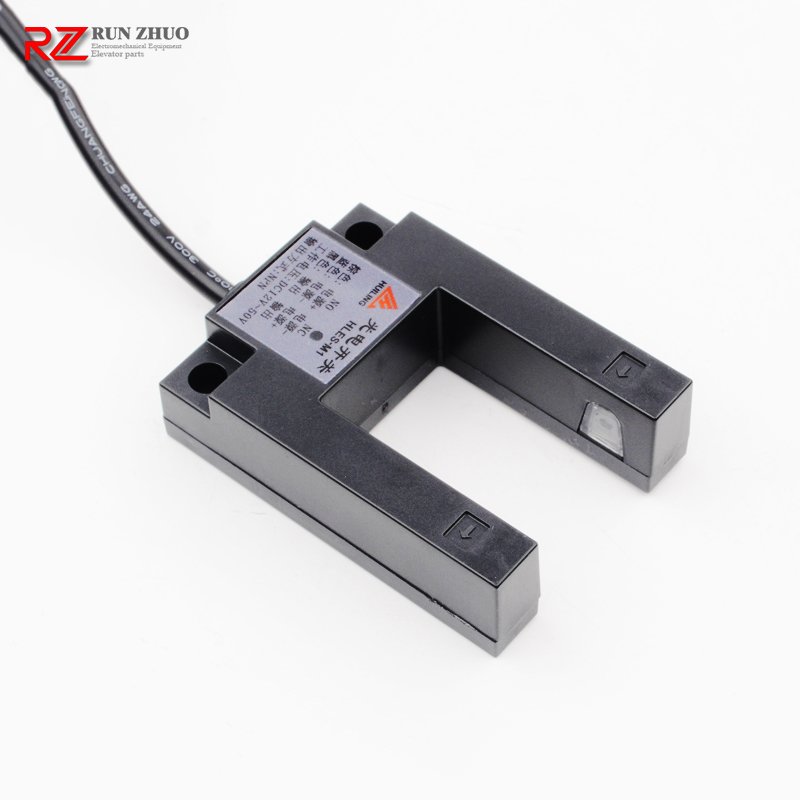 Elevator U Type Floor Leveling Sensor HLES-M1-NPN PNP Elevator Magnetic Photoelectric Switch
