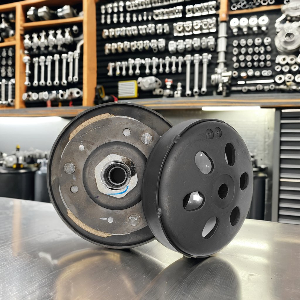Driven Wheel Assembly / Brake Shoe 1P57
