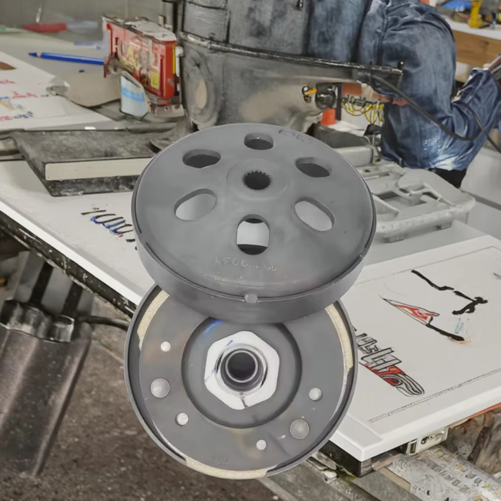Driven Wheel Assembly / Brake Shoe 1P57
