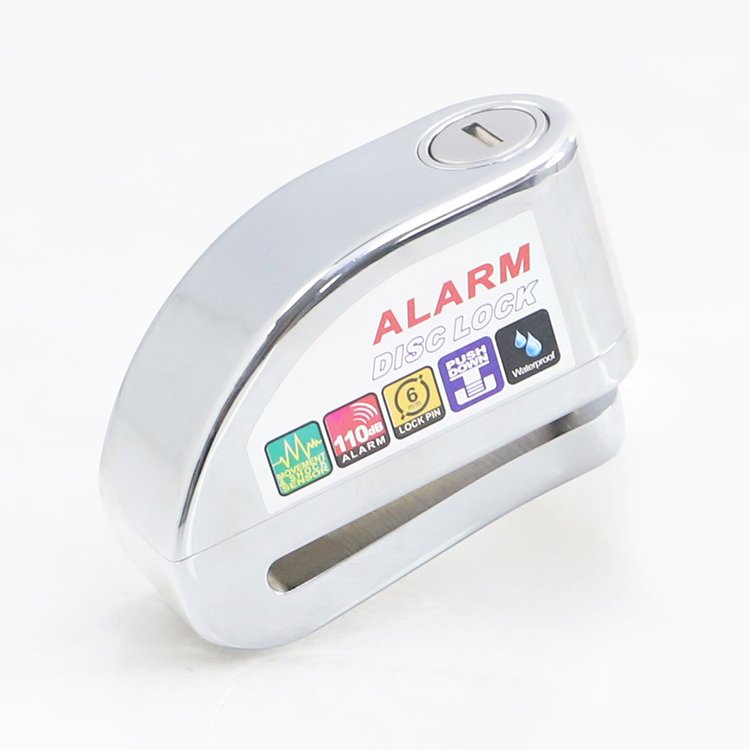 Motorcycle Zinc Alloy Alarm Disc Brake Lock Anti-Theft Security Wheel Disc Lock Waterproof Alarm Disc Lock