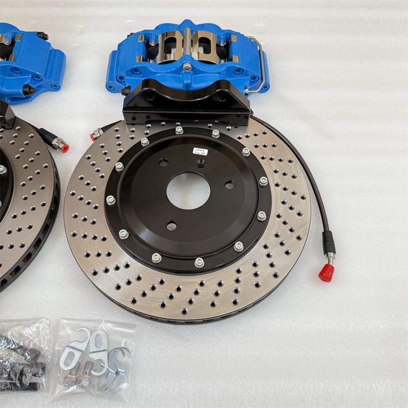 Jekit 4 Pots 330x28mm Brake Disc for Nissan S13 S14 New Condition for VW Golf Porsche Land Rover Chery A7 Made From Aluminium