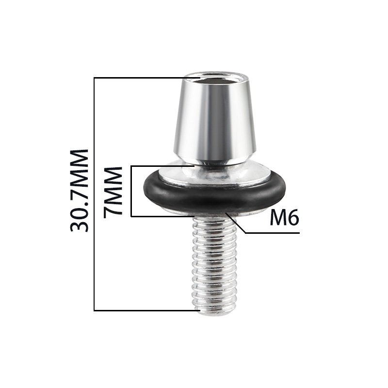 MUQZI MTB Road Bicycle Brake Screw M6 Aluminum Alloy Rear Front V Brake Caliper Screw