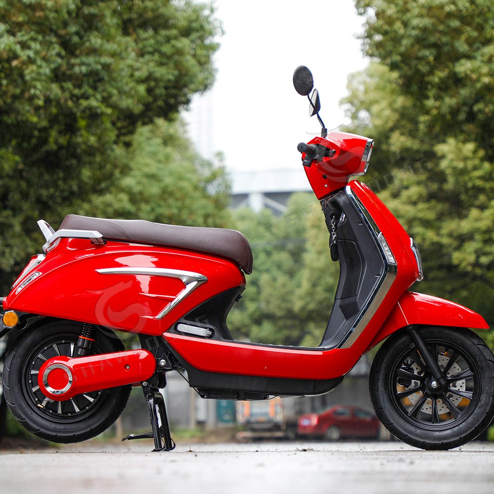 Retro Style Smart 45kph Electric Moped for Asia Electric Motorcycles