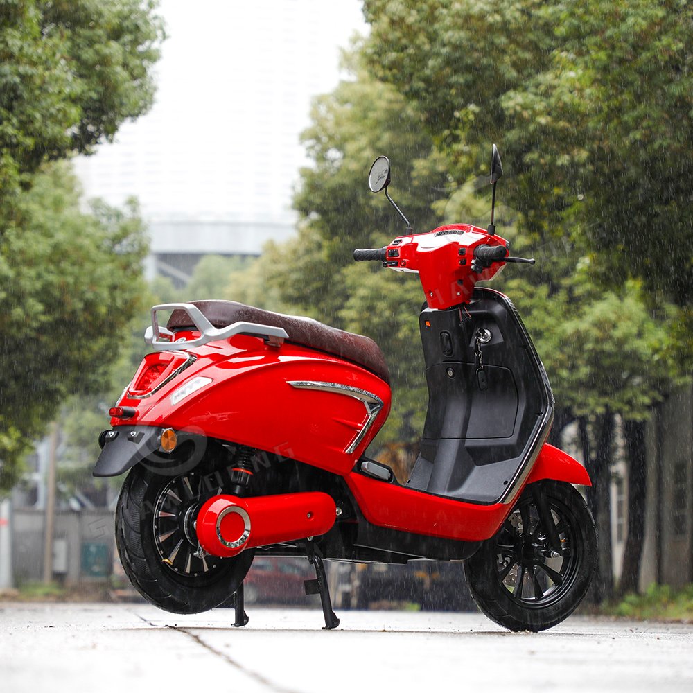 Retro Style Smart 45kph Electric Moped for Asia Electric Motorcycles