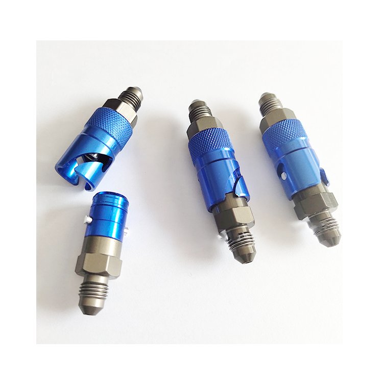 High Performance Aluminum Brake Coupling Brake Line Hose Fluid Quick Release Disconnect Hose Adapter Fitting 3AN
