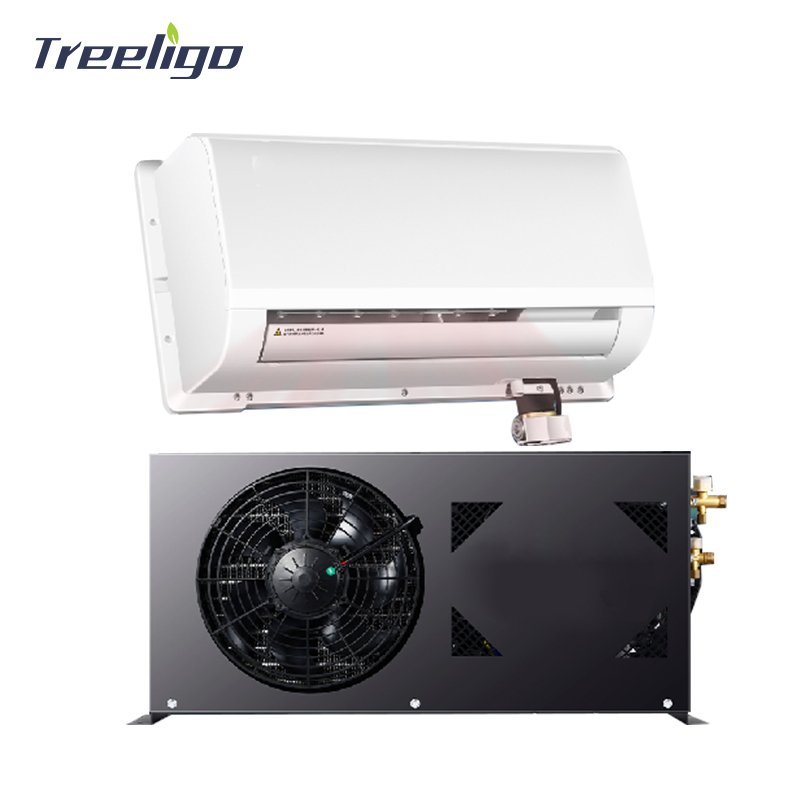 Wall Mounted 24v Truck Parking Air Conditioner 12v Truck Electric Air Conditioner for Excavator Forklift Hook Machine