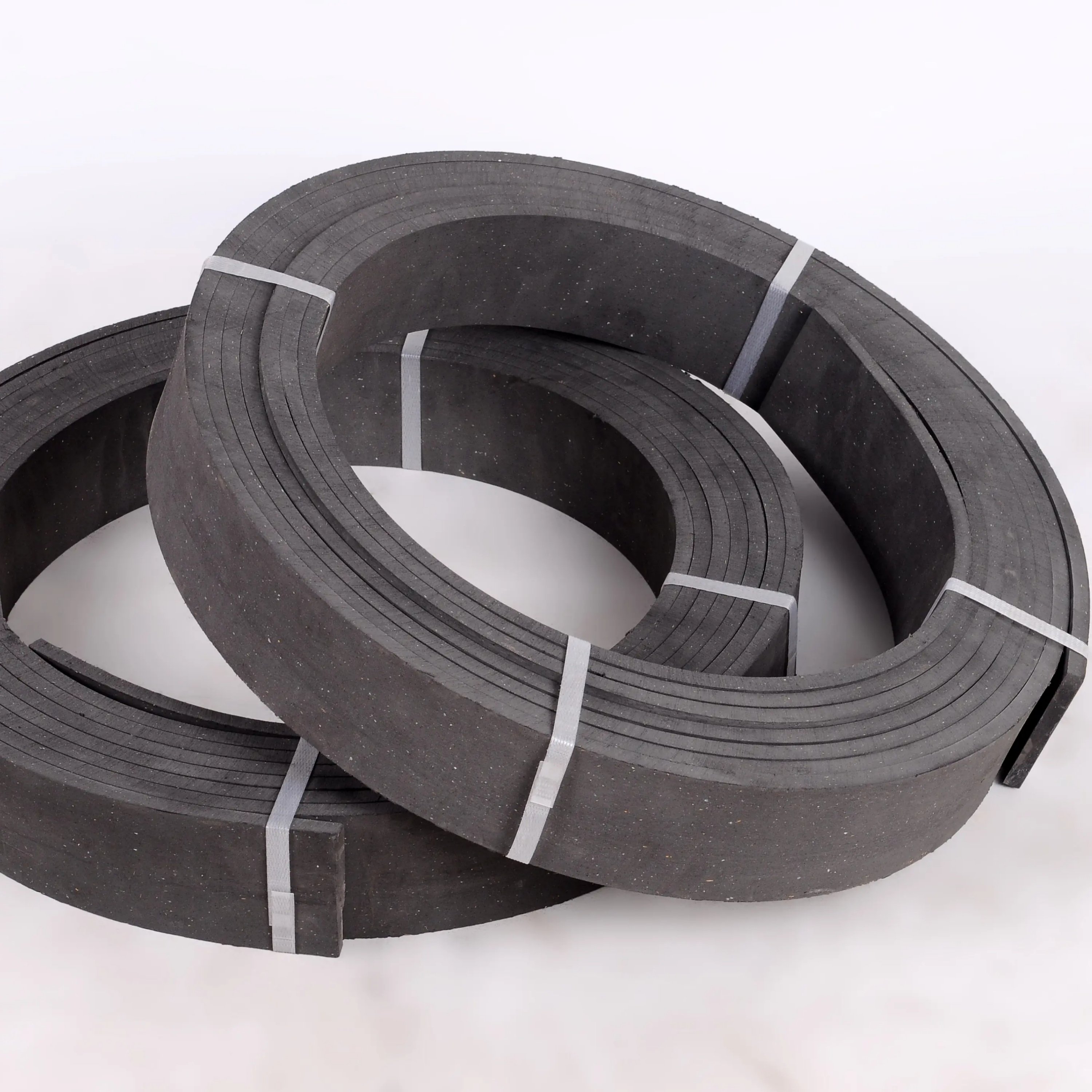 Low Price Asbestos Free Moulded Black Color Rubber Based Brake Lining Rolls