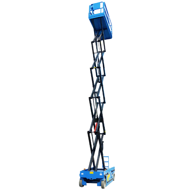 Unw 227Kg Sizzor Lift with Automatic Brake System for Streetlight Maintenance & Bridge Inspection for Printing Shops