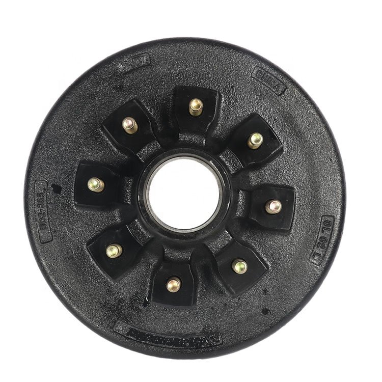 High Quality 7000 LBS 12" X 2" Trailer Brake Drum for Light Trailer and RV Trailer