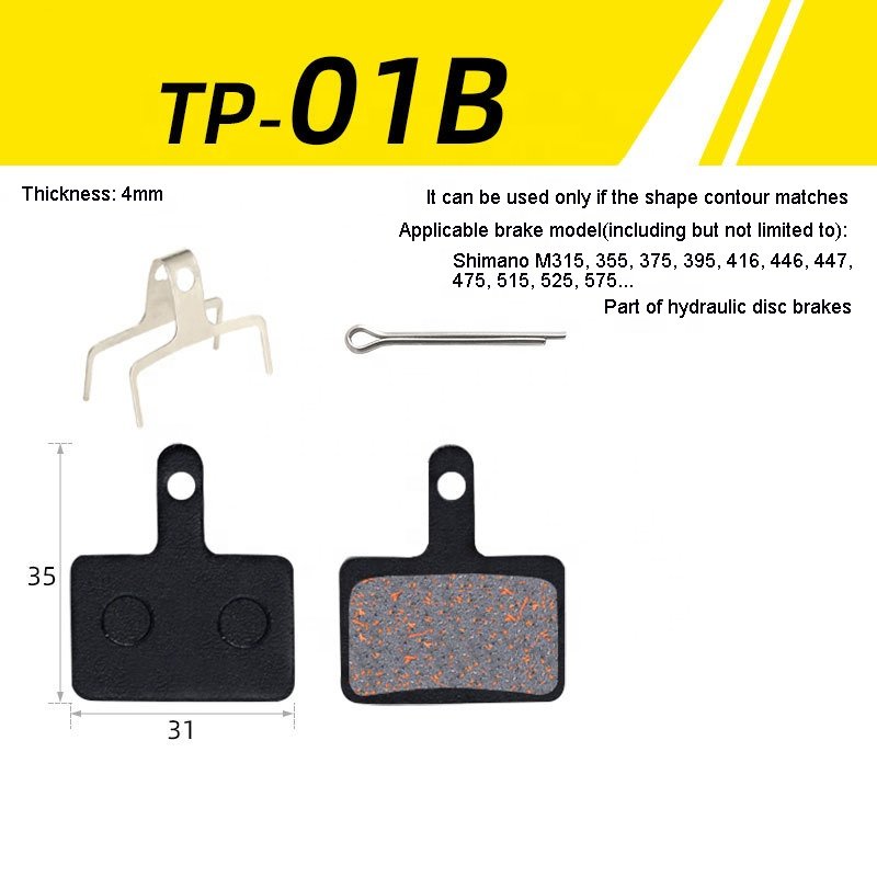 V00022400 Bicycle Disc Brake Pad Semi-Metallic Bike Hydraulic Disc Brake Pads for SHIMANO AVID Hayes ZOOM MAGURA FORMULA