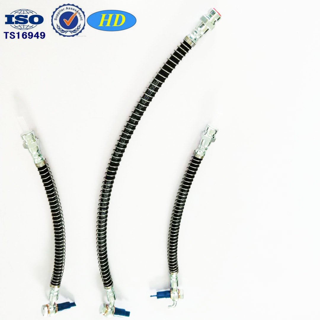 Auto Parts PVF Coated Seamless Trailer Flexible Brake Hydraulic Hose