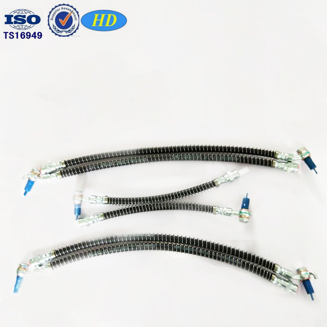Auto Parts PVF Coated Seamless Trailer Flexible Brake Hydraulic Hose