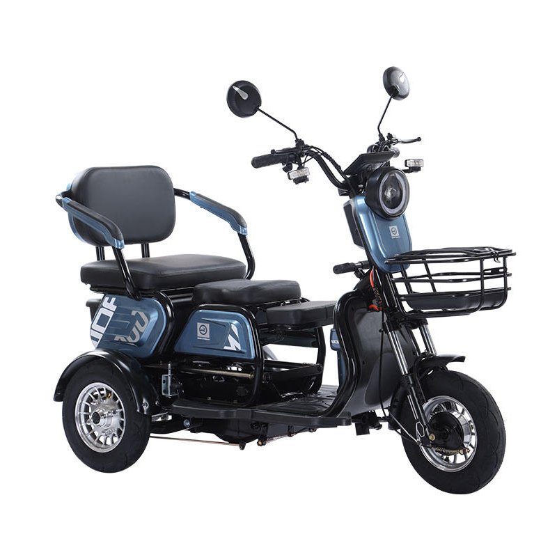 New Style Double Seat Adult 3 Wheel Bicycle Electric Tricycles Tricycle Without Battery