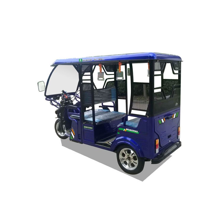 India Model Three Wheel Electric Auto Rickshaw Electric Tricycle Tuk Tuk Passenger Taxi for Sale