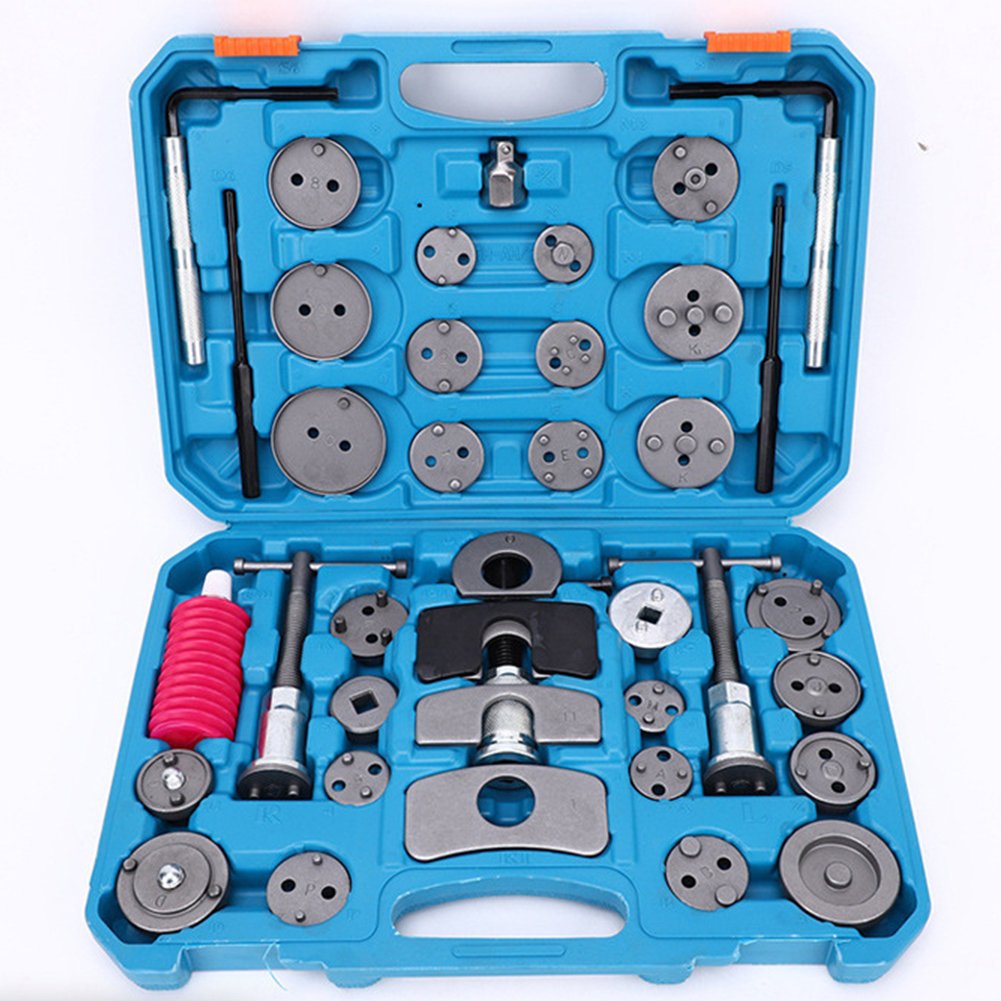 21Pcs Brake Cylinder Return, Tool Brake Pad Disassembly and Replacement Tools Auto Brake Pad Maintenance and Disassembly Kit/