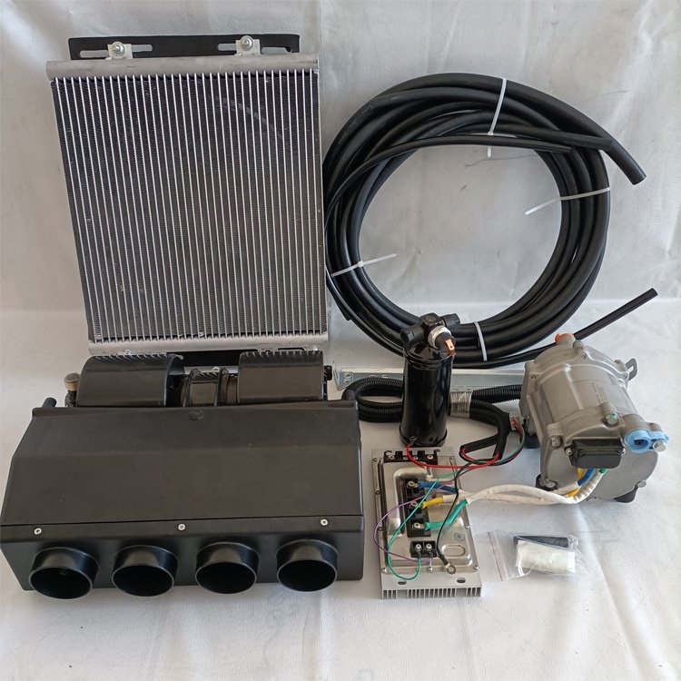 12v 24v Auto AC Air Conditioner System Air Complete Conditioning Under-Dash Evaporator Unit 24V for Vintage Modified Cars