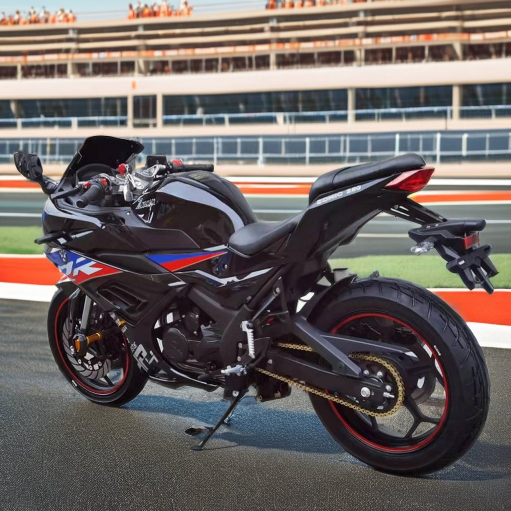 MOYING 72V Electric Motorcycle with Front Rear Disc Brake 3000W Motor Power Down Tube Lithium Battery Aluminum Alloy Frame