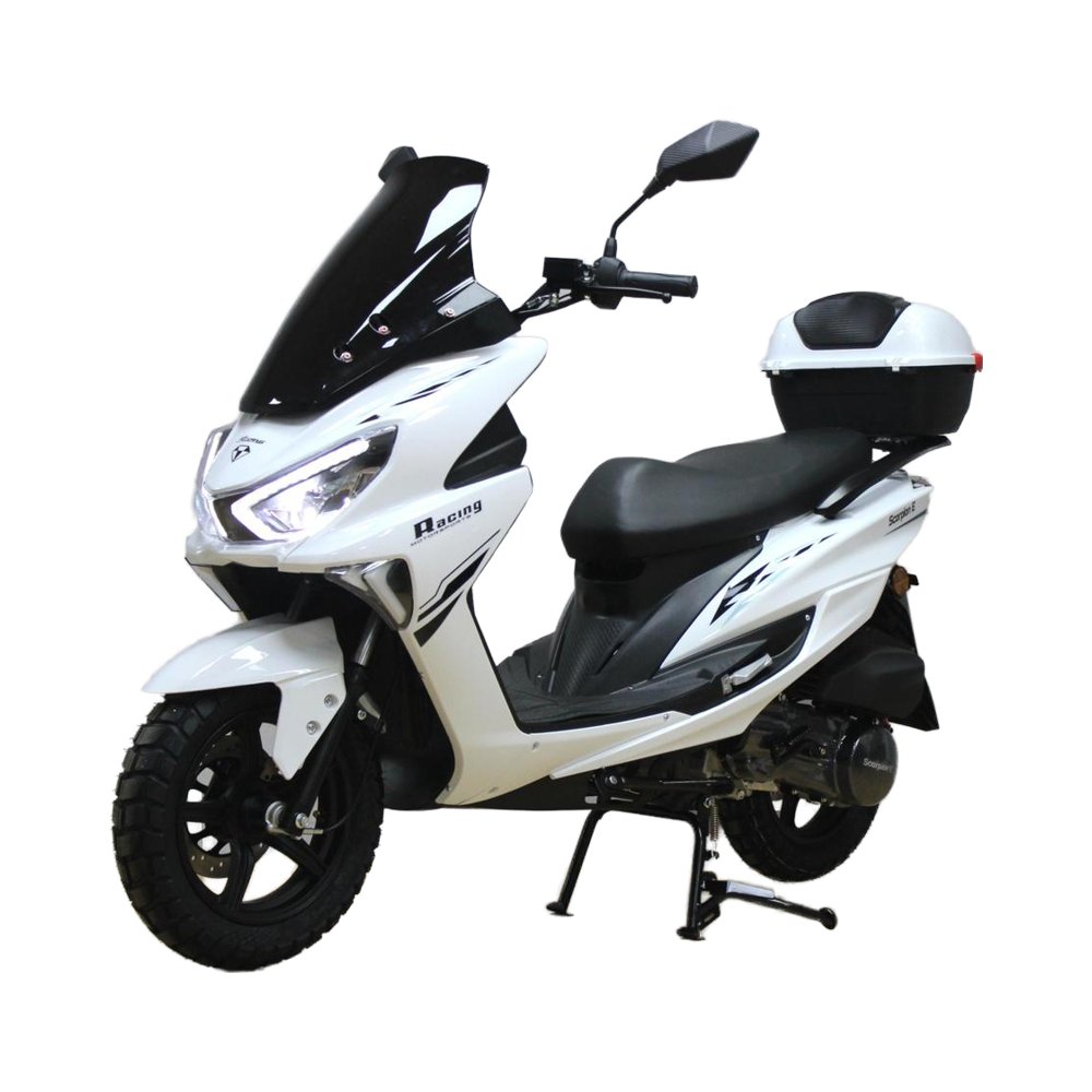 High Performance 2-Person Mopeds Scooter Wholesale Hot Selling Gas Motorcycle Factory Approved Cheap Disc/Drum Gas Scooter