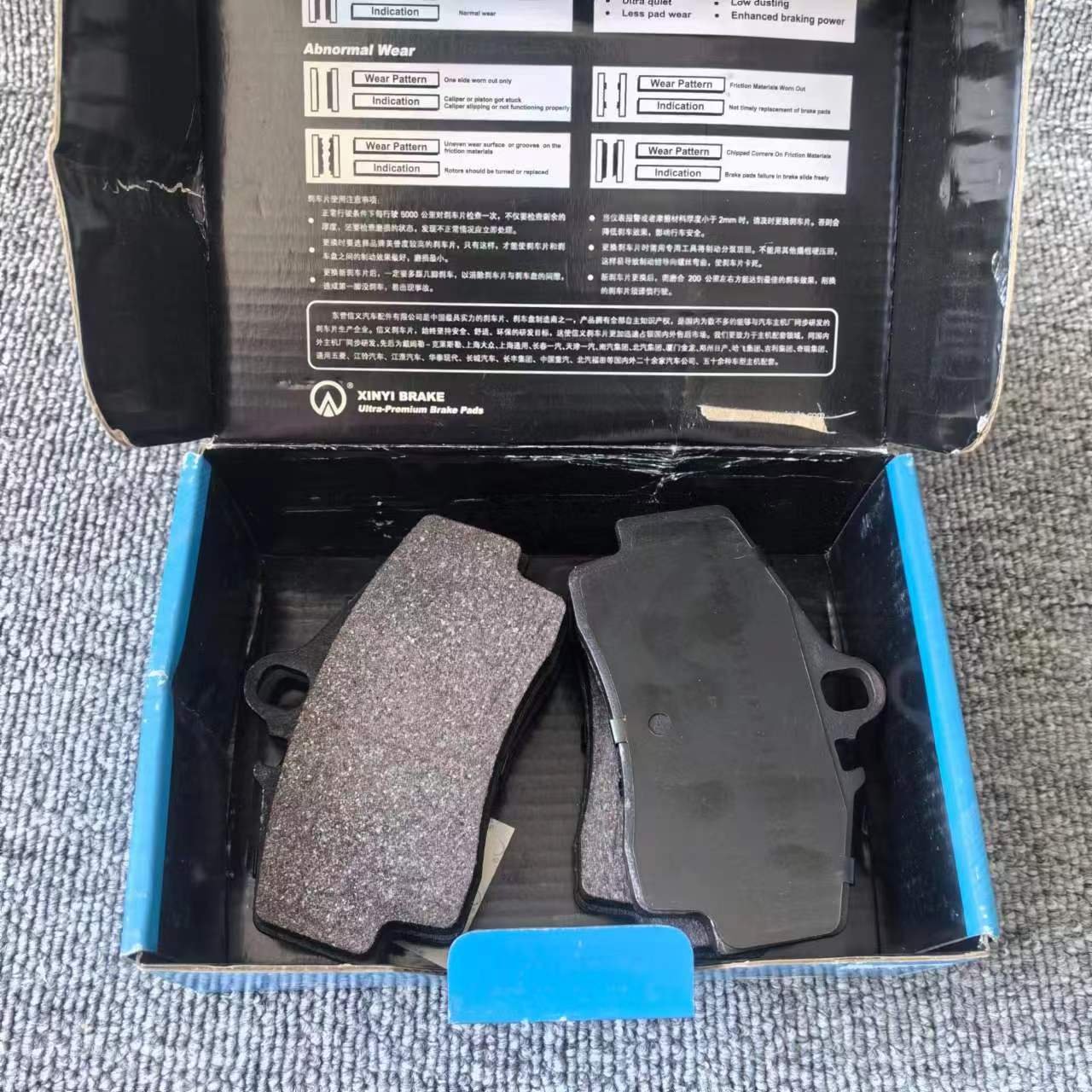 Auto Parts Rear Brake System for Porsche 997 Carrera and Boxster New 99635293903 and 98635293911 Brake Pads with Friction
