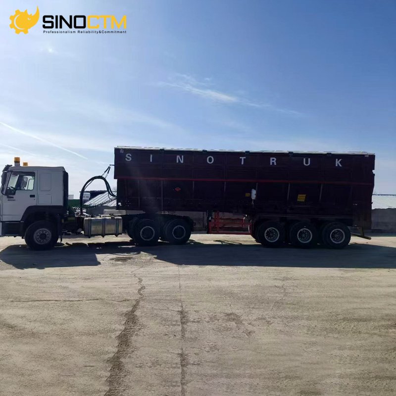 Multi-Axle Crawler Rear Push Hydraulic Tipper Truck Dump Semi Trailer New or Used for Sale at Cheap Price